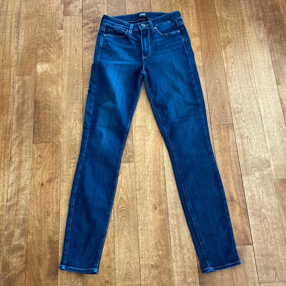 Paige Hoxton Ultra Skinny Blue Jeans Size 26